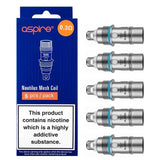 Aspire Nautilus Coils 0.3 Mesh available from the online vape shop Vape Town UK