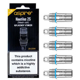 Aspire Nautilus Coils 0.7 Mesh available from the online vape shop Vape Town UK