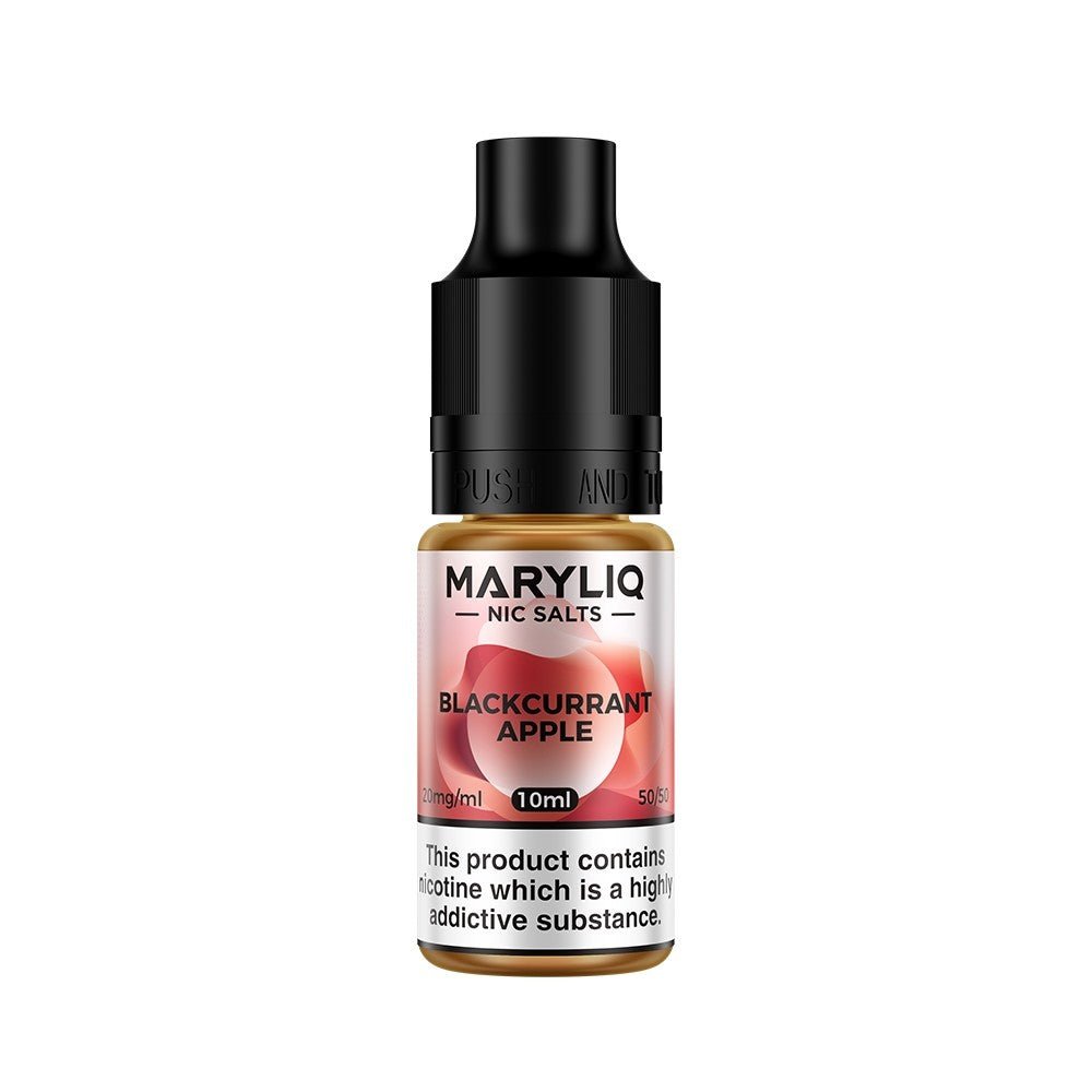 Lost Mary Maryliq - Blackcurrant Apple 10ml Nic Salt 10mg available from the online vape shop Vape Town UK