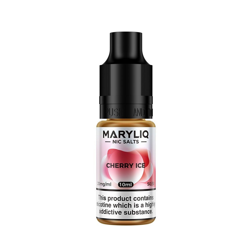 Lost Mary Maryliq - Cherry Ice 10ml Nic Salt 10mg available from the online vape shop Vape Town UK