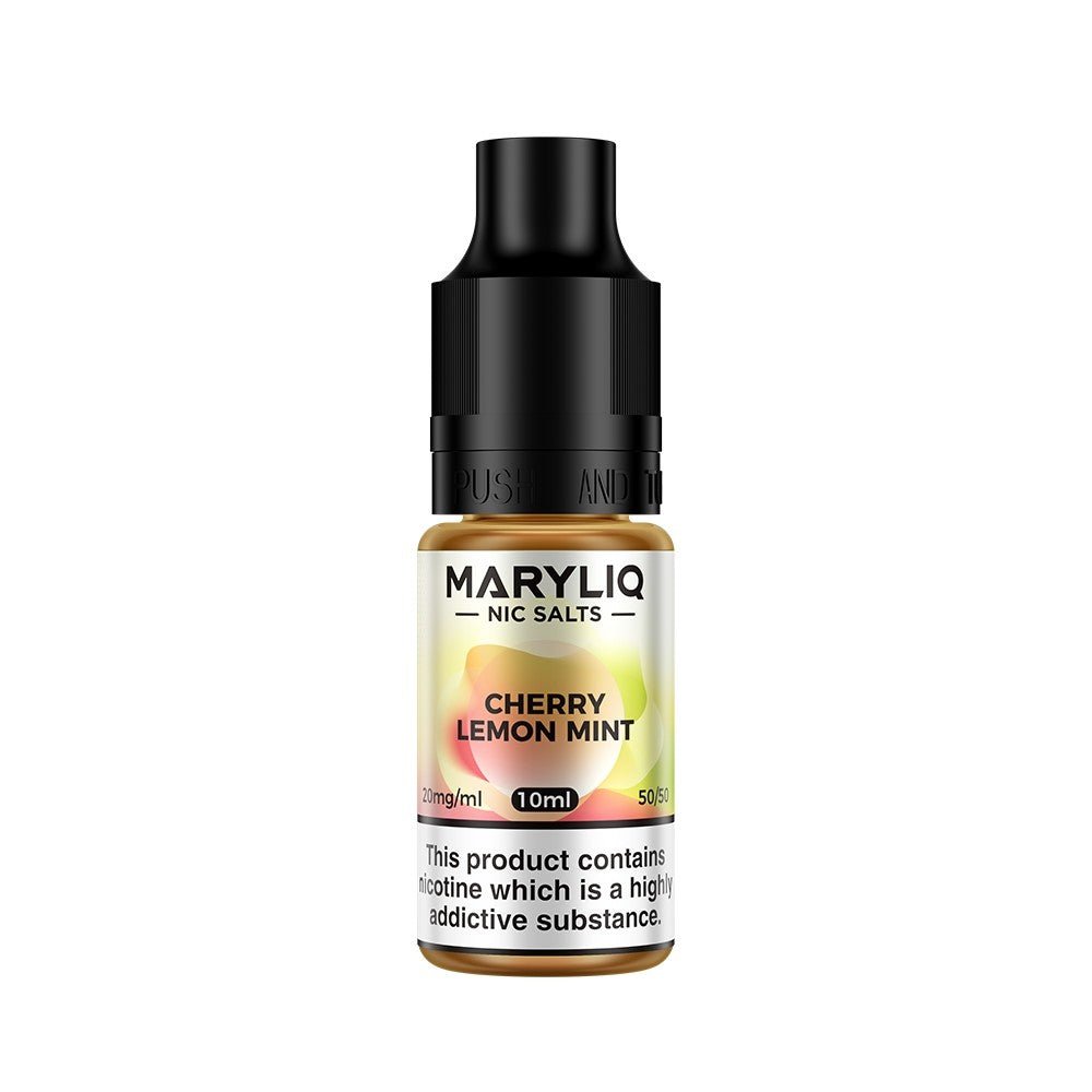 Lost Mary Maryliq - Cherry Lemon Mint 10ml Nic Salt 10mg available from the online vape shop Vape Town UK