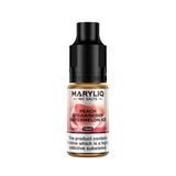 Lost Mary Maryliq - Peach Strawberry Watermelon Ice 10ml Nic Salt 10mg available from the online vape shop Vape Town UK