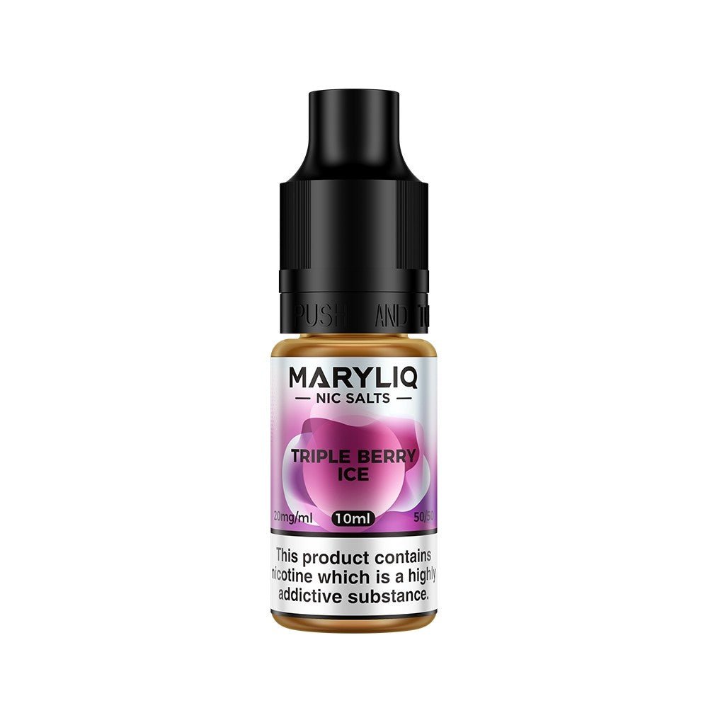 Lost Mary Maryliq - Triple Berry Ice 10ml Nic Salt 10mg available from the online vape shop Vape Town UK