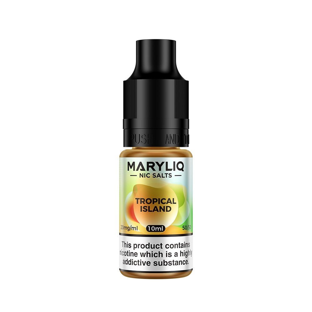 Lost Mary Maryliq - Tropical Island 10ml Nic Salt 10mg available from the online vape shop Vape Town UK