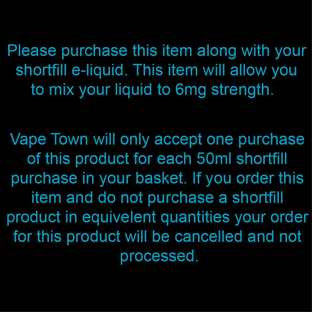 18mg Nic Shot & Empty 75ml Bottle available from the online vape shop Vape Town UK