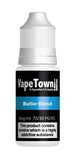 Butler Blend E-Liquid 10ml 0mg available from the online vape shop Vape Town UK