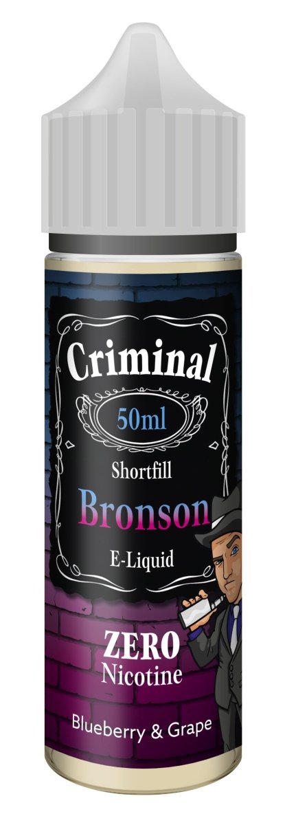 Criminal E-Liquid Bronson 50ml available from the online vape shop Vape Town UK