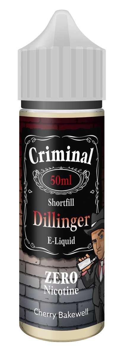 Criminal E-Liquid Dillinger 50ml available from the online vape shop Vape Town UK