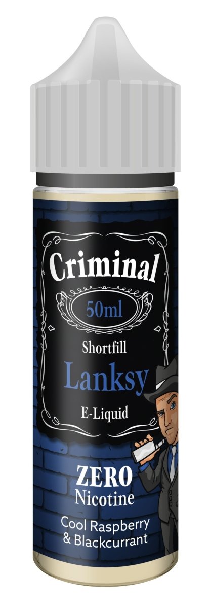 Criminal E-Liquid Lanksy 50ml available from the online vape shop Vape Town UK