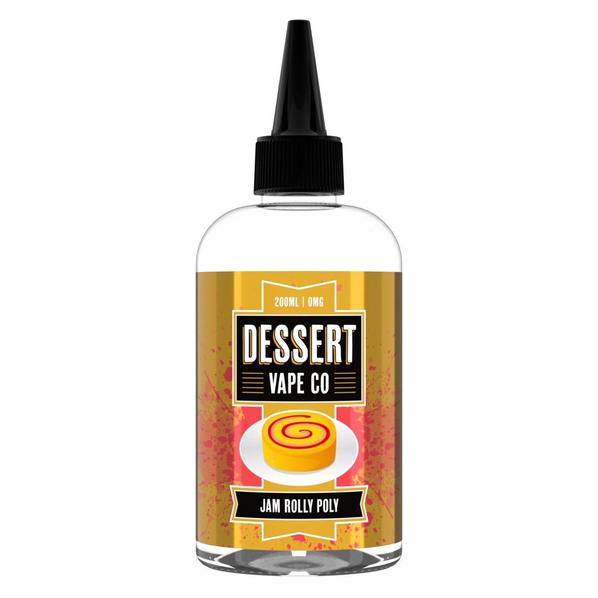 Dessert Vape Co - Jam Rolly Poly 200ml available from the online vape shop Vape Town UK