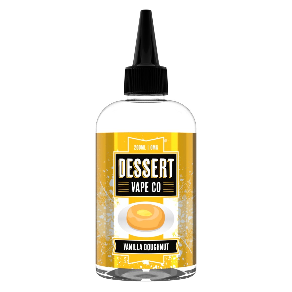 Dessert Vape Co - Vanilla Doughnut 200ml available from the online vape shop Vape Town UK