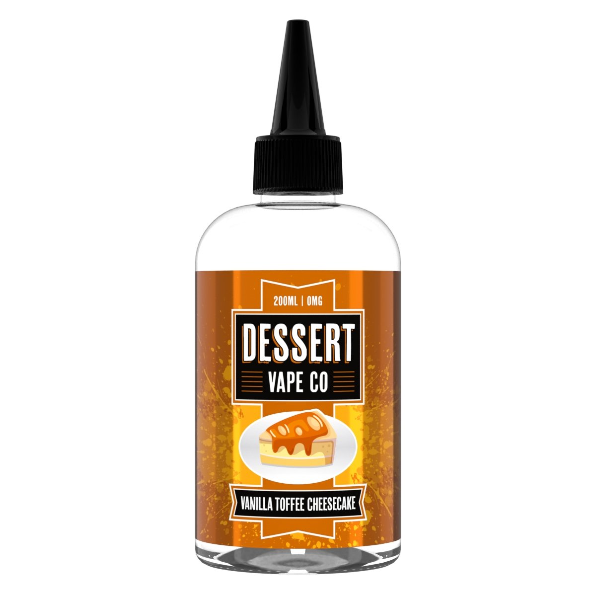 Dessert Vape Co - Vanilla Toffee Cheesecake 200ml available from the online vape shop Vape Town UK