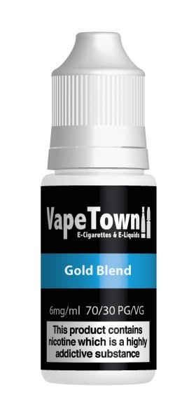 Gold Blend E-Liquid 10ml 0mg available from the online vape shop Vape Town UK