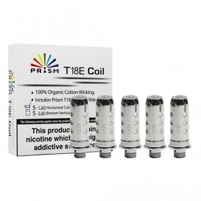 Innokin T18E & T22E Endura Prism Coils 1.5 OHM available from the online vape shop Vape Town UK