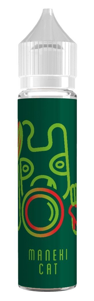 JUJU Maneki Cat - Melon Strawberry Bubblegum 50ml available from the online vape shop Vape Town UK