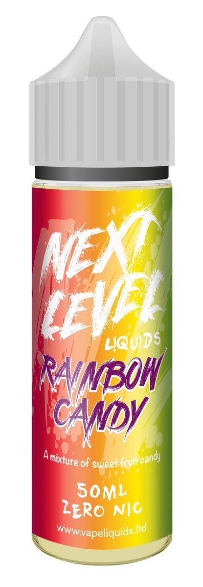 Next Level Liquids - Rainbow Candy 50ml available from the online vape shop Vape Town UK