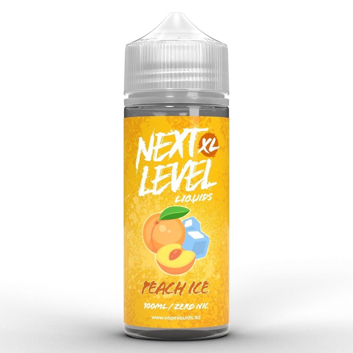 Next Level XL Peach On Ice 100ml available from the online vape shop Vape Town UK