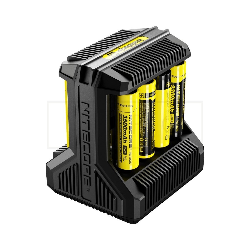 Nitecore i8 intellicharger available from the online vape shop Vape Town UK